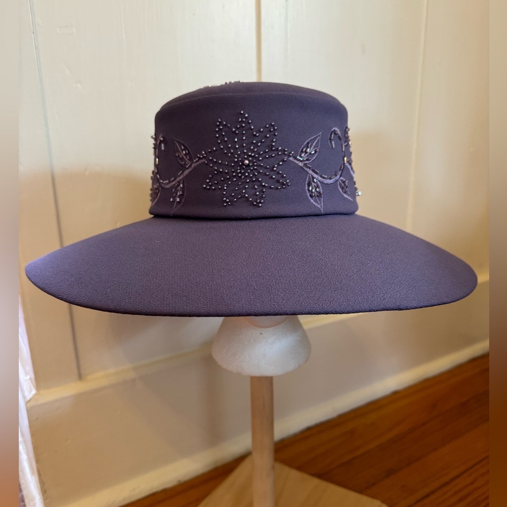 "Fifth Sunday Exclusive" vintage hat, Church Hat, Easter Hat, Derby Hat